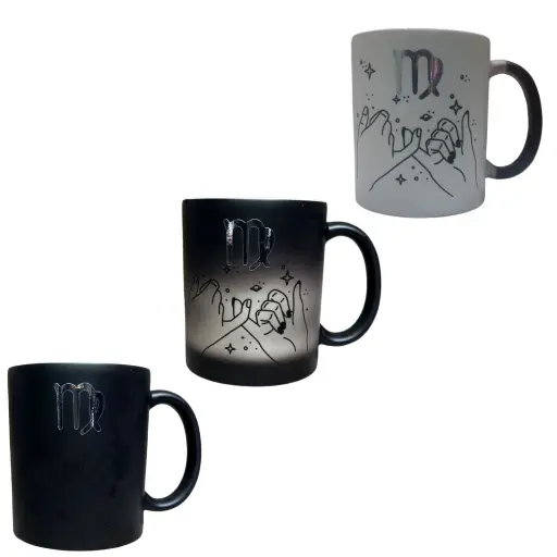 Taza magica 3d dia de la amistad signos zodiacales